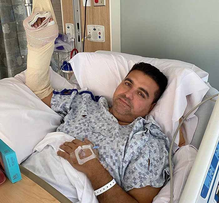 Image of Buddy Valastro in the hospital.