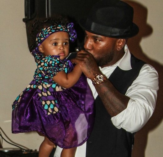 Young Jeezy with his small daughter, Amara Nor Jenkins