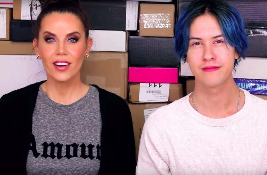 Tati Westbrook and her step son, Taylor