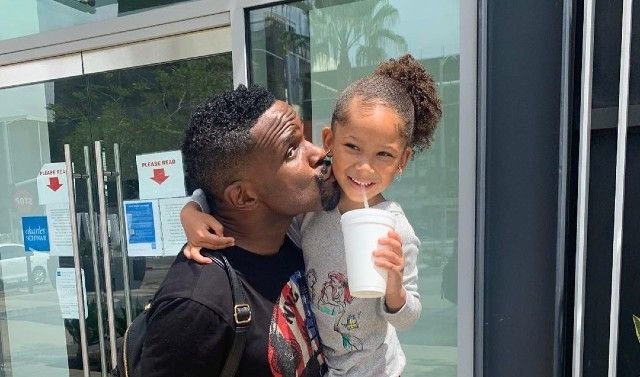 Darius McCrary with his daughter, Zoey